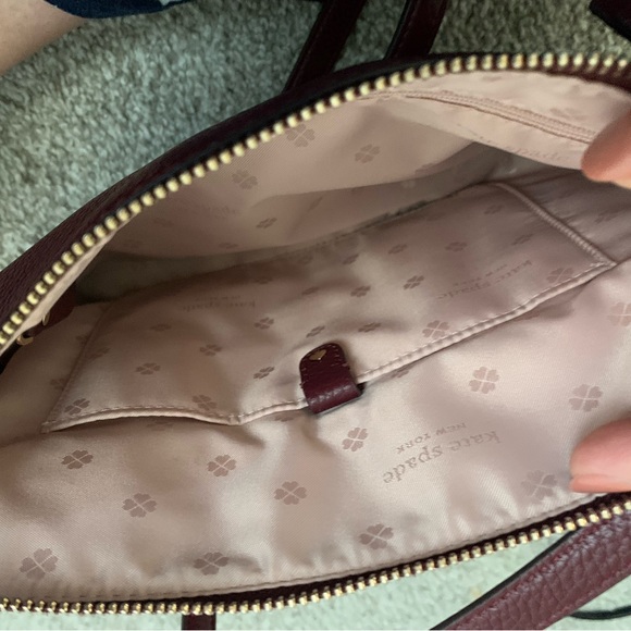 NWOT Kate Spade New York Polly Medium crossbody in cherrywood - Picture 4 of 6